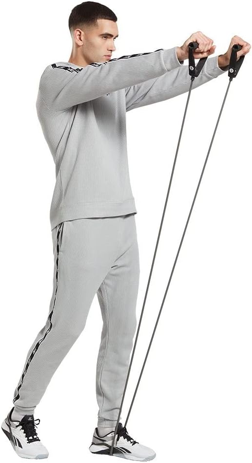 Reebok Herren Vector Tape Crew Sweatshirt L Pure Grey 3, L Pure Grey 3