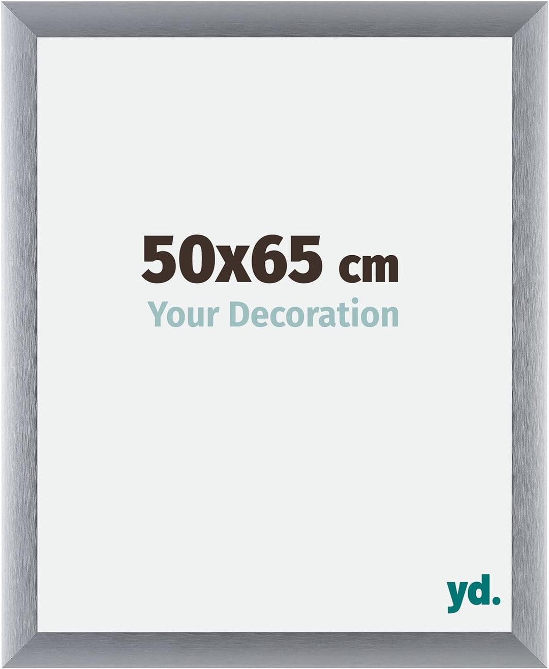 yd. Your Decoration - Bilderrahmen 50x65 cm - Bilderrahmen aus Aluminium mit Acrylglas - Antireflex