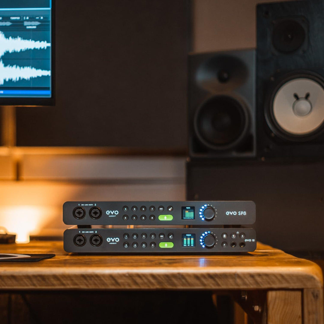 Audient EVO SP8, Studio-Preamp-Expander, Acht EVO-Vorverstärker, 8 x EVO Mikrofonvorverstärker mit S