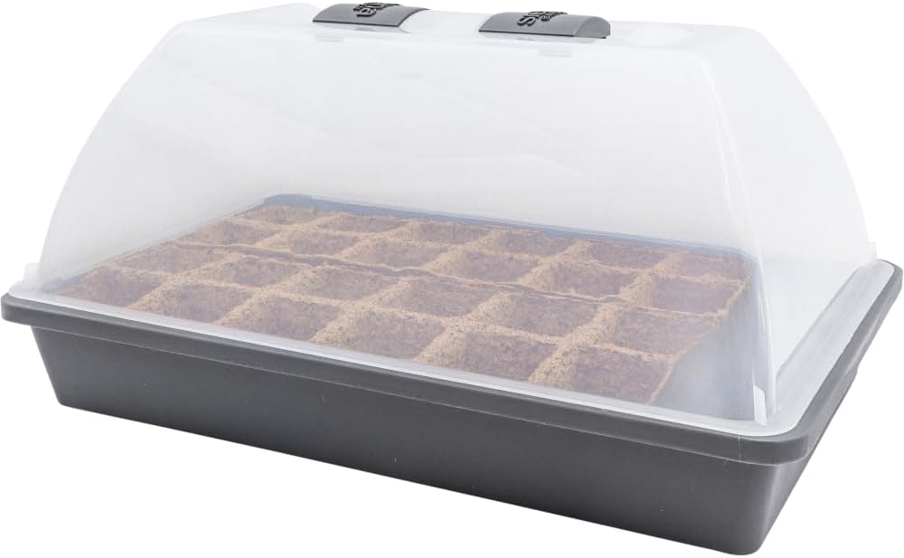 Siena Garden Zimmergewächshaus M 38x24x18 cm, anthrazit