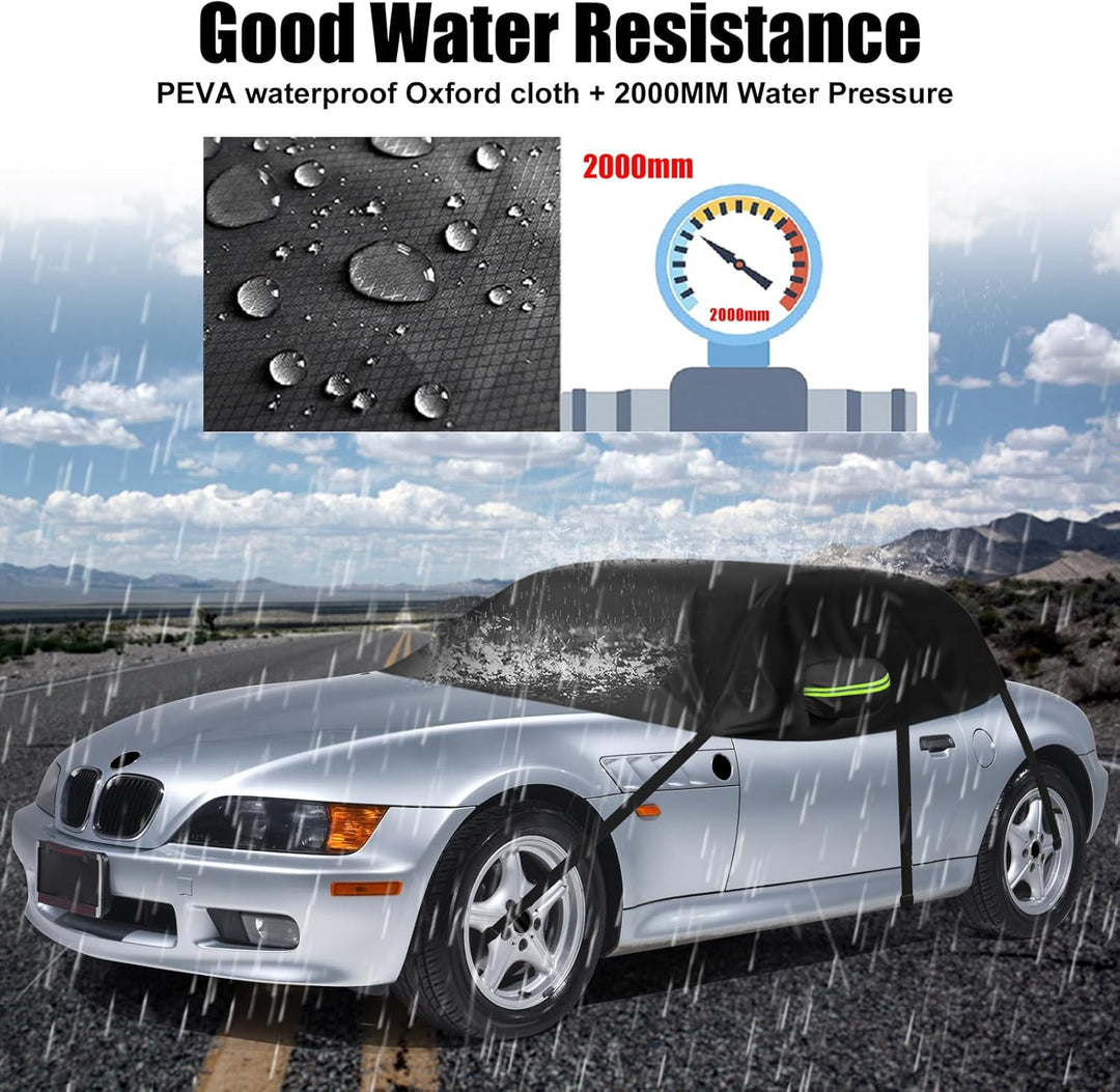 Autoabdeckung Wasserdicht Ersatz für BMW Z3 E36/7 1996–2002, Halbgarage, Autohülle Autoplane, Winddi