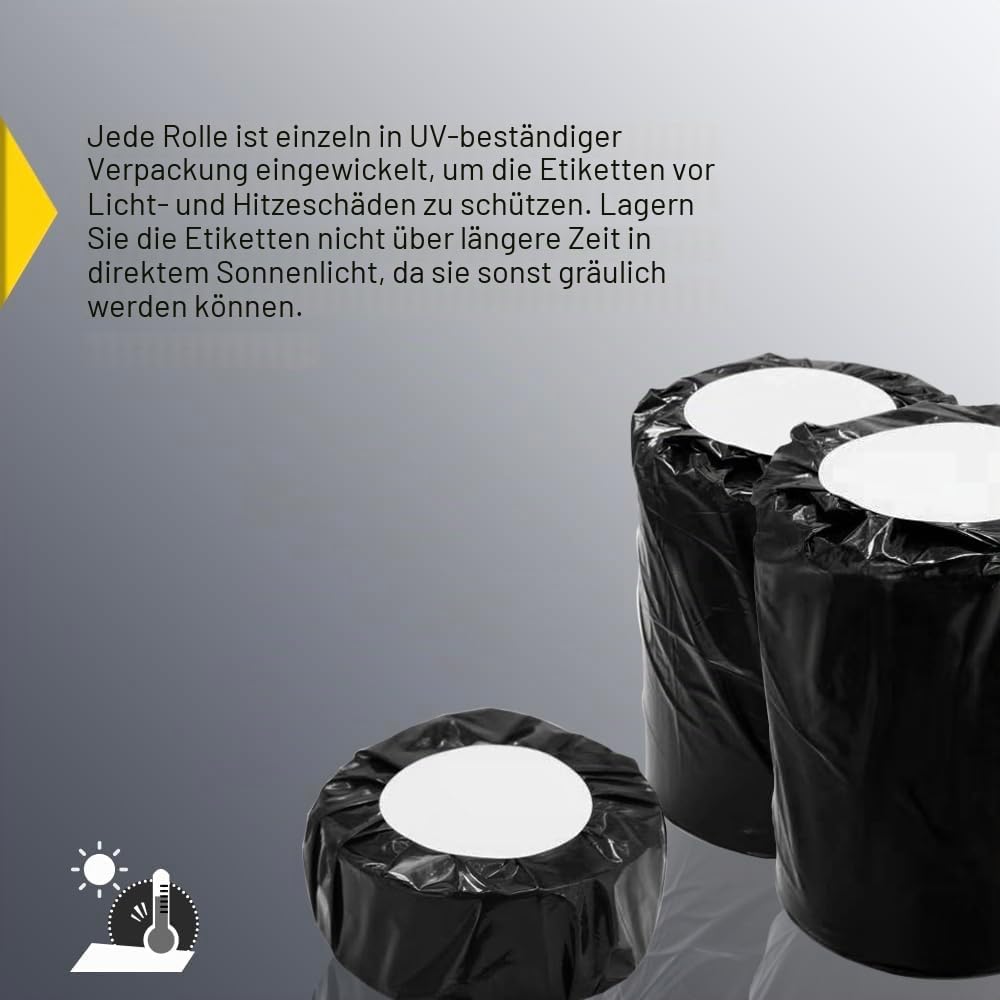 BETCKEY - 76mm x 51mm(3 in x 2 in) Perforierte Mehrzweck/Versand von Thermoetiketten Kompatibel mit