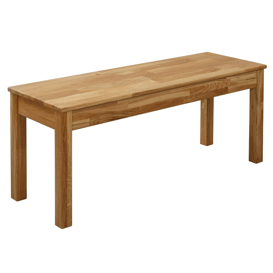 Krok Wood Sitzbank Tomas aus Massivholz (Eiche, 100 x 35 x 45 cm) 100 x 35 x 45 cm Eiche, 100 x 35 x