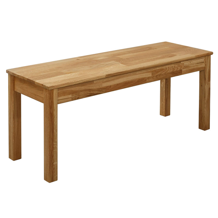 Krok Wood Sitzbank Tomas aus Massivholz (Eiche, 100 x 35 x 45 cm) 100 x 35 x 45 cm Eiche, 100 x 35 x