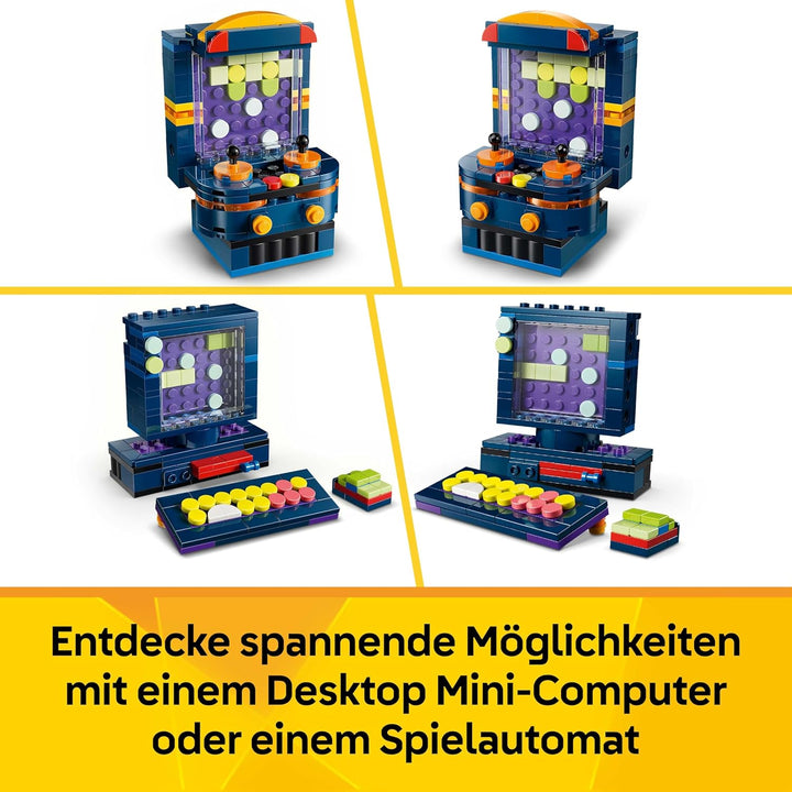 LEGO Creator 3-in-1-Set Retro-Spielkonsole - Kinder Spielzeug & Bauset - Modellbau mit 3 Bauoptionen