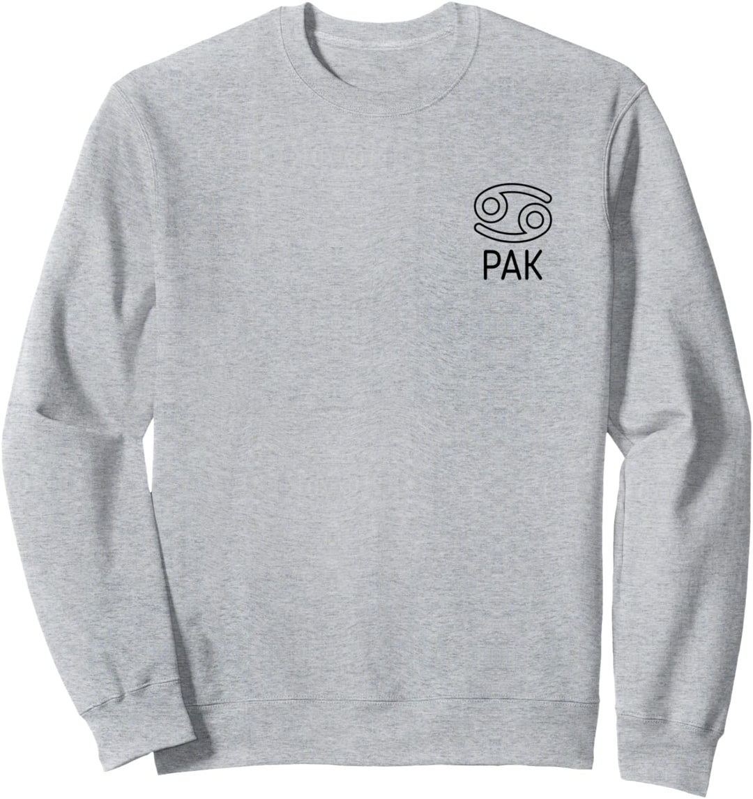 Sternzeichen Krebs auf Russisch Horoskop Russland Russia Sweatshirt