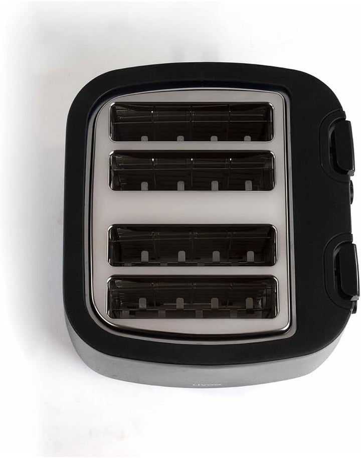 Livoo - Toaster mit 4 Schlitzen DOD167N Schwarz, Schwarz