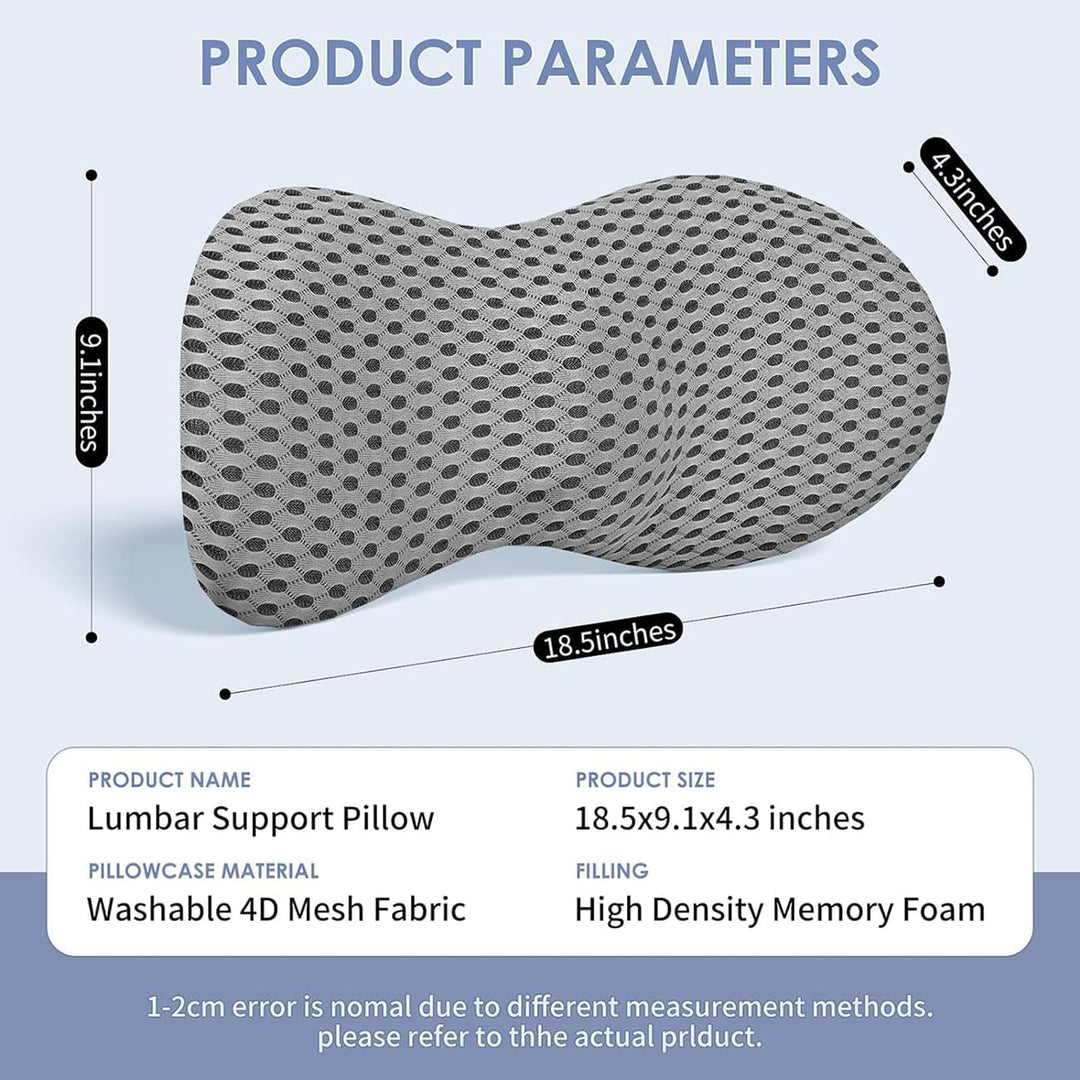 Lendenwirbelstützkissen zur Linderung von Schmerzen im unteren Rücken – Ergonomisches stromlinienför