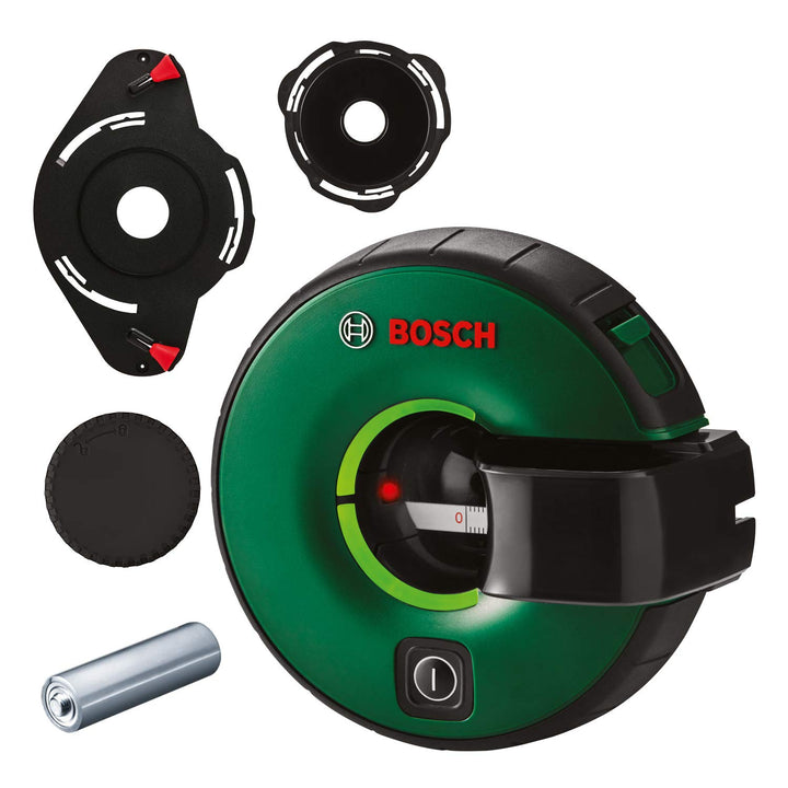 Bosch 2-in-1 Linienlaser Atino mit integriertem Massband (horizontales oder vertikales Ausrichten da
