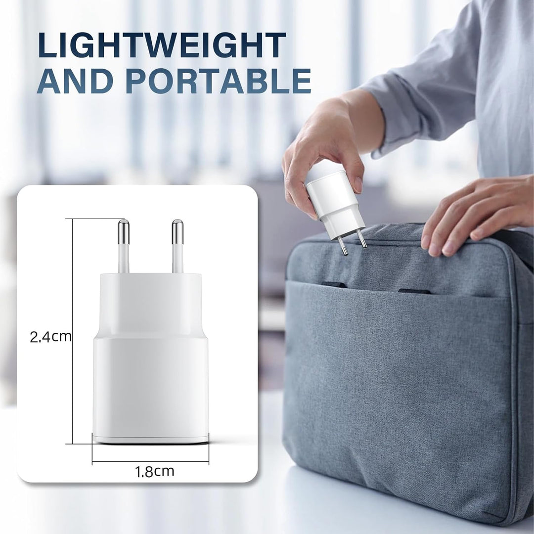 25W USB C Ladegerät Ladekabel für iPhone 17 16 15 Pro Max Plus, PD3.0 USB C Power Adapter Schnelllad