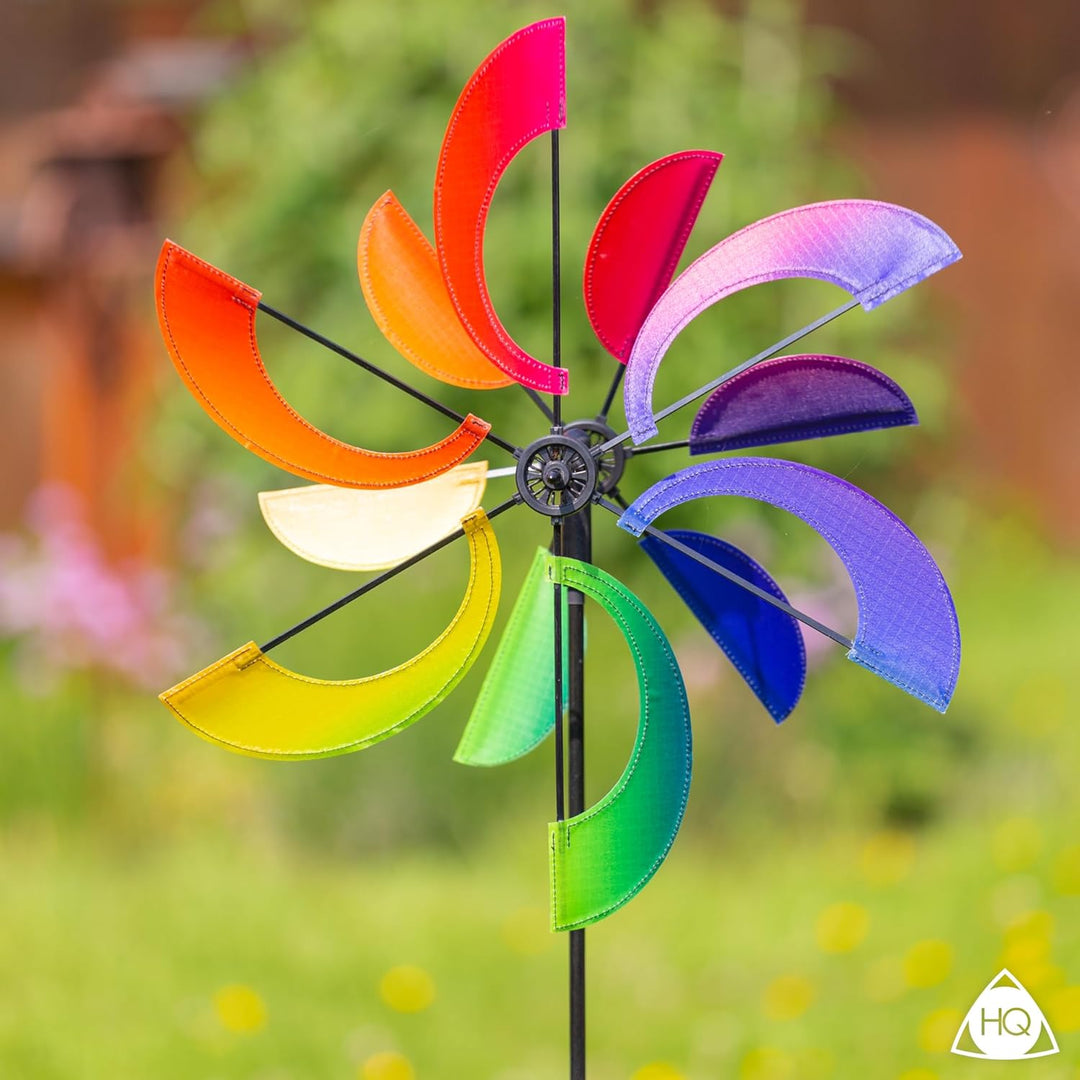 HQ Design Windspiration - Windmill, UV-beständige und wetterfeste Windspiel Deko für Garten, Terrass