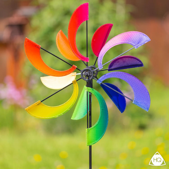 HQ Design Windspiration - Windmill, UV-beständige und wetterfeste Windspiel Deko für Garten, Terrass
