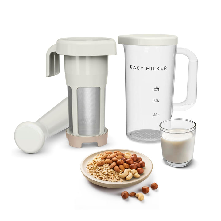 Tefal Easy Milker Pflanzenmilchmaschine, 1 Liter, schnell und einfach, kompatibel mit allen Stabmixe