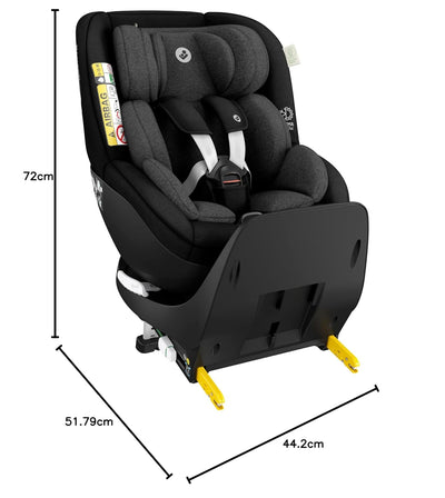 Maxi-Cosi Mica Pro Eco i-Size Autositz, ab 0 bis 4 Jahren, Authentic Black, Authentic Black