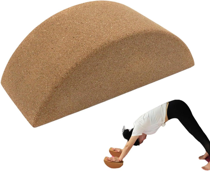 Stützendes Fussübungszubehör, Yoga-Blöcke mit hoher Dichte, Naturkorkblöcke, Yoga-Trainingsbausteine