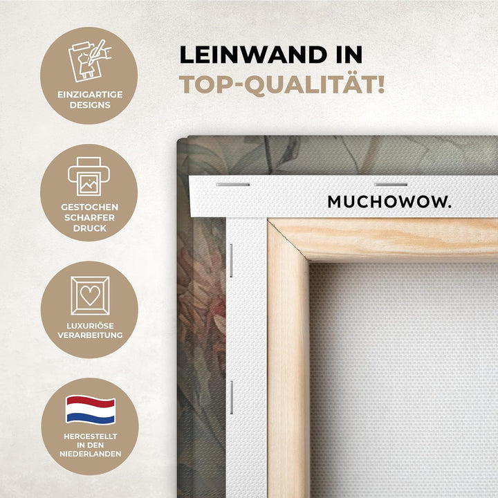 MuchoWow© Bilder Gross 120x80 cm XXL Wohnzimmer Deko Modern Wandbild Foto auf Leinwand Bild Schlafzi