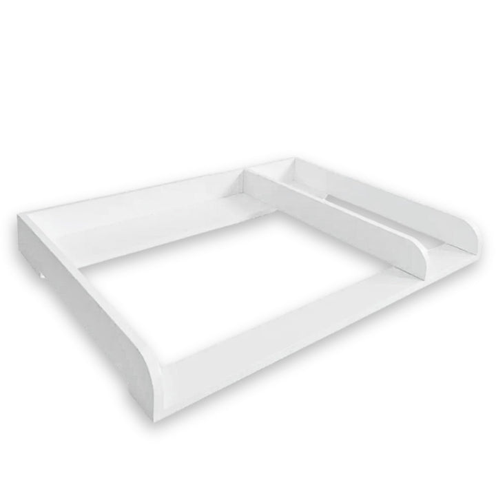 Puckdaddy Kimi | XXL Wickelaufsatz kompatibel mit Hemnes Kommoden u.Ä. | 108x80x10 cm | weisses MDF-