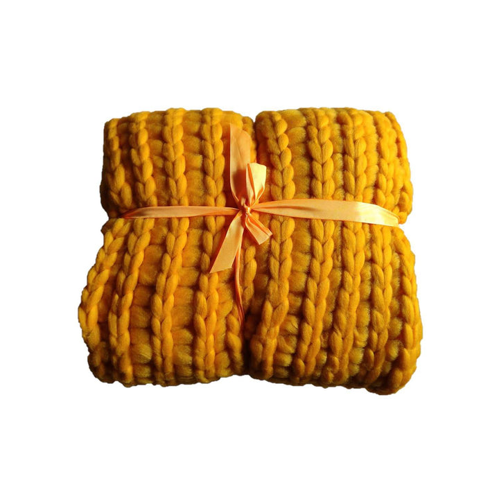 THE HOME DECO FACTORY – Manta, ACR lico, Amarillo, Talla nica, gelb, one Size, CMTX8073