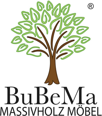 Betten-ABC Bubema Kindertisch Kinderzimmer-Tisch aus massiver Kernbuche Weiss lackiert, extra stabil