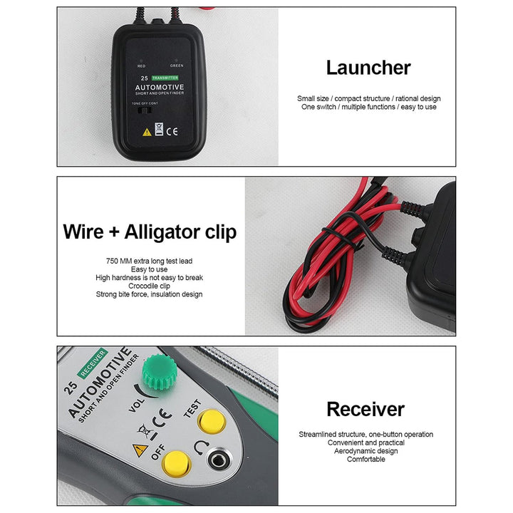 Kurzschluss Detektor-Auto Circuit Checker Open Circuit Finder Kurzschluss Tracer Dy25 Kfz Kurzschlus