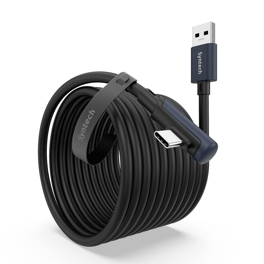 Syntech Link Kabel 6M/20FT Kompatibel mit Quest 3/2/Pro und Pico4/Pro Zubehör und PC/Steam VR, High