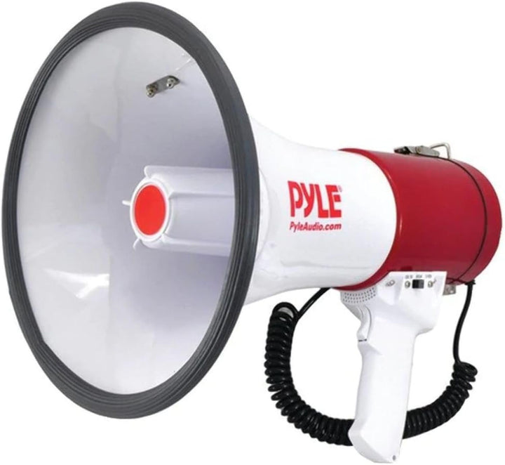 Pyle PMP52BT Pyle Pro bluetooth megaphone with AUX (3.5mm) Input Built-in USB Flash & SD Memory Card