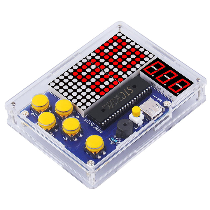 DIY-Spielkonsolen-Handset mit Acrylgehäuse, Lötübungsset, DIY-Retro-Classic-Elektronik-Set für Mint-