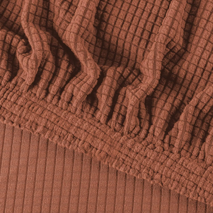 EBETA E Stuhlhussen 4 Stück, Elastische Stuhlbezug, Stretchhusse Stuhlüberzug Jacquard Hussen für Ho