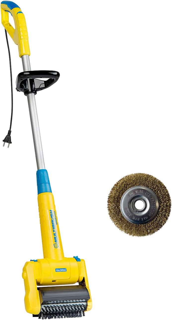 GLORIA MultiBrush speedcontrol - Multifunktionale Elektro-Bürste | Unkrautentferner | Nutzbar als St