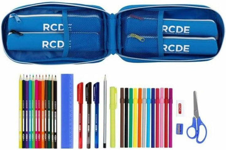 Tasche mit 4 Etuis und Utensilien R.C.D. Espanyol - Offiziell