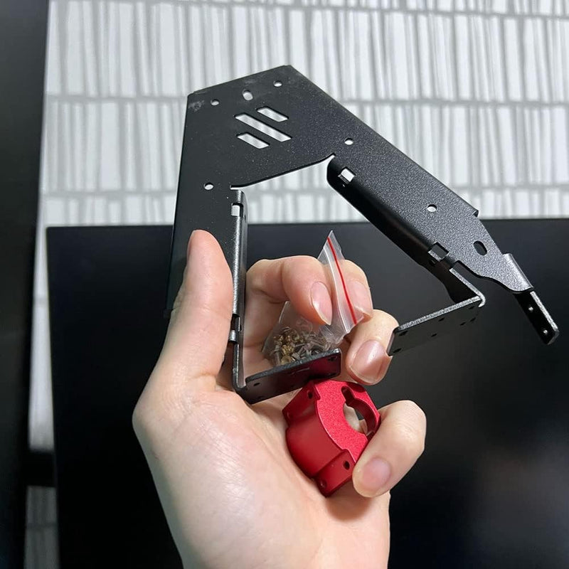 Dasertoe FüR Voron0 3D-Drucker Kirigami-BettstüTze Aluminiummutter-Montageblock für Voron 0.1/0 3D-D