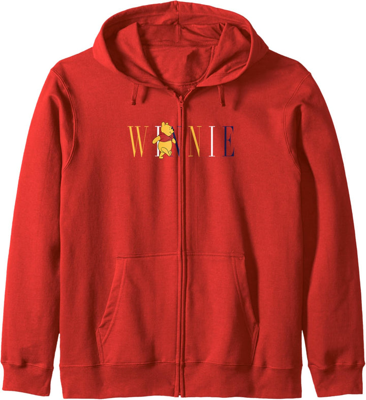 Disney Winnie The Pooh Walking Along The Letters Kapuzenjacke