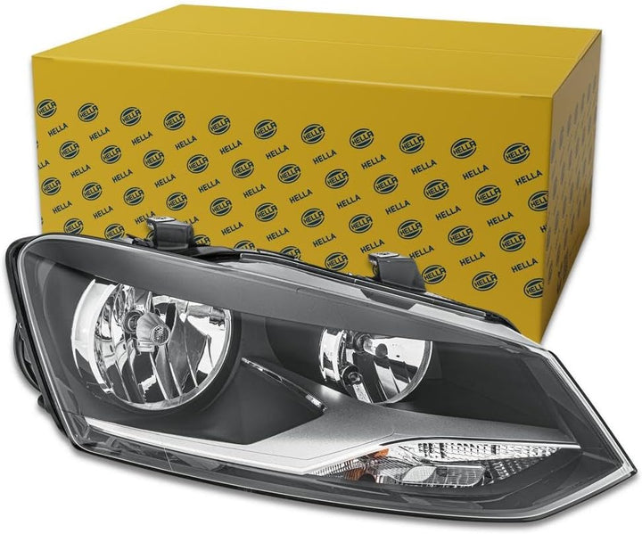 HELLA 1EE 247 051-021 Halogen-Hauptscheinwerfer - rechts - für u.a. VW Polo (6R1, 6C1), Rechts