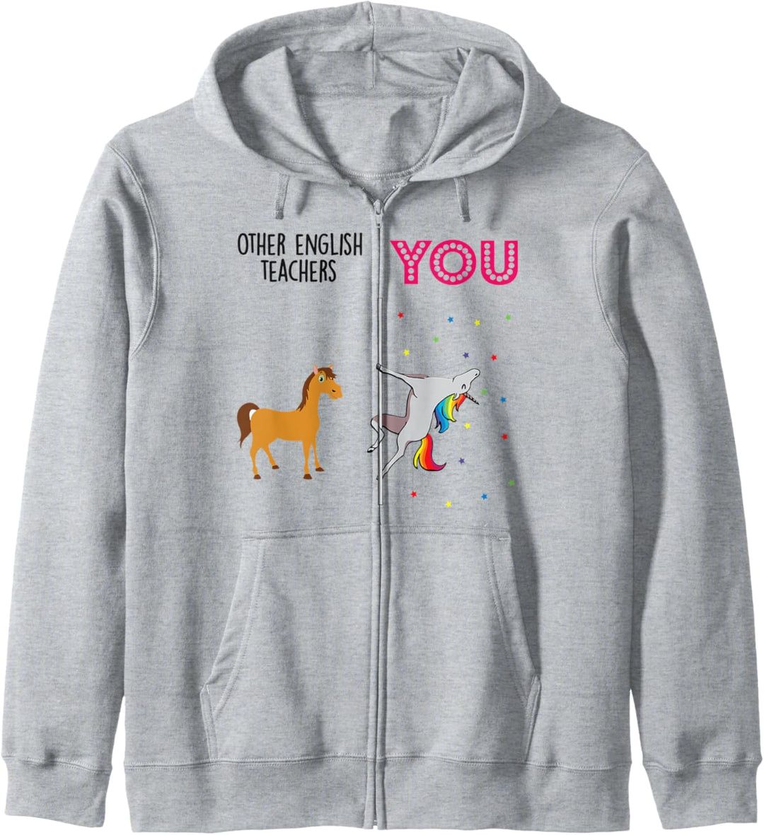 english teacher Funny Unicorn Kapuzenjacke