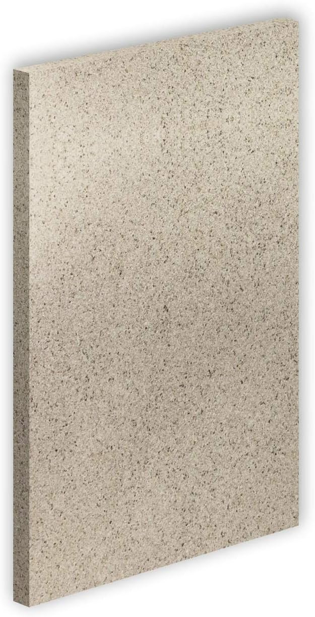 Vermiculite Platte Schamott-Ersatz für Kamin-Ofen Feuerraum Auskleidung SF600 400x600mm 25mm Stärke