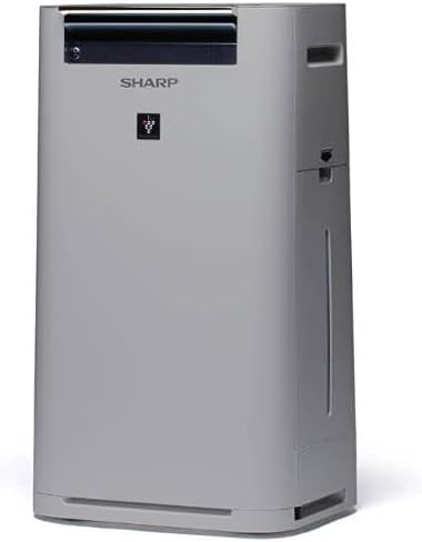 SHARP UA-HG60E-L Luftreiniger mit Luftbefeuchter für Räume bis zu 50 qm, 3-Stufen Filtersystem (Vorf