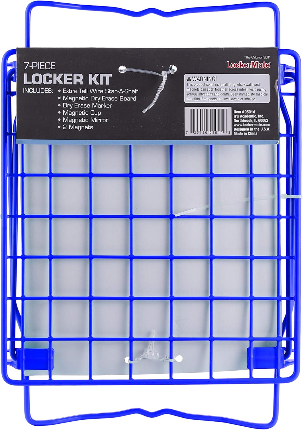 Lockermate Stac-A-Shelf Spindregal, stapelbarer Organizer, extra hoch, passend für Schulspinde in St