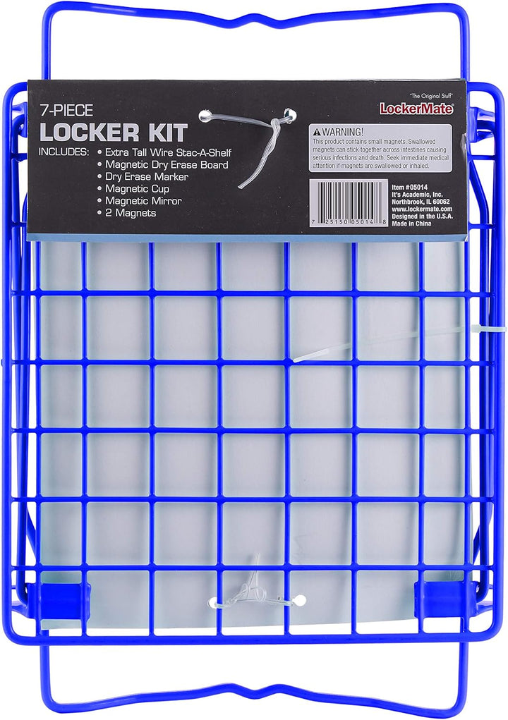 Lockermate Stac-A-Shelf Spindregal, stapelbarer Organizer, extra hoch, passend für Schulspinde in St