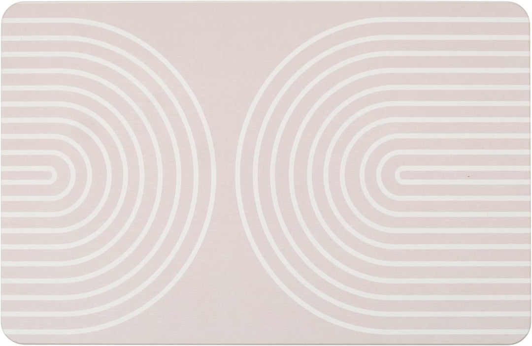 WENKO Badematte Mod. Nazca, aus natürlichem Diatomit, rutschfest, wasserabsorbierend und schnelltroc