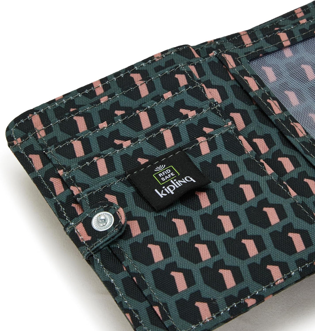 Kipling Unisex Money Love Medium Wallet, 3D K Pink, 3d K Pink