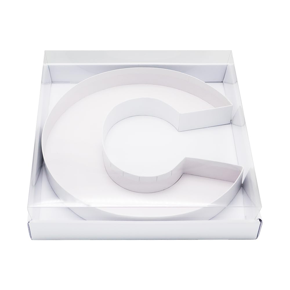 WENPACK Pappmaché, dekorativ, Erdbeeren, befüllbar, mit transparentem Deckel, 30,5 cm, Weiss Weiss C
