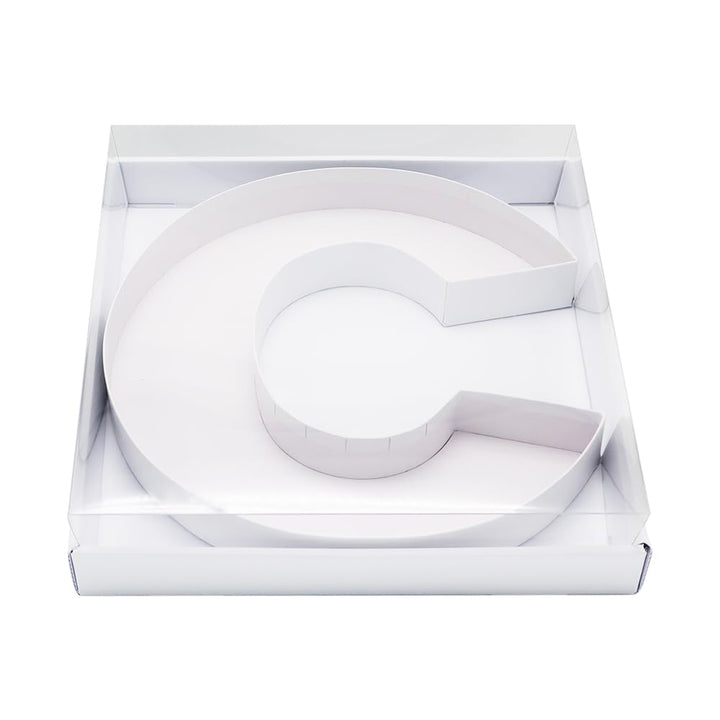 WENPACK Pappmaché, dekorativ, Erdbeeren, befüllbar, mit transparentem Deckel, 30,5 cm, Weiss Weiss C