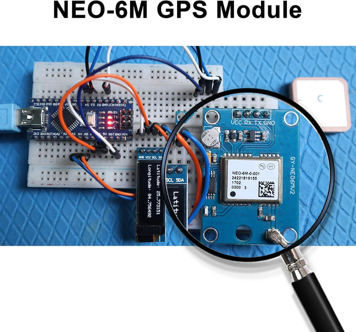 GY-NEO6MV2 GPS Modul,GPS Modul mit Antennen-Flugsteuerung,GPS Flugsteuerungsmodul mit superstarker,G