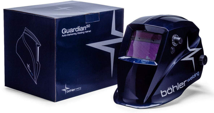 Schweisshelm Böhler Guardian 50 mit Echtfarbkassette, Automatik-Schweisshelm mit 4 Sensoren, CE Klas