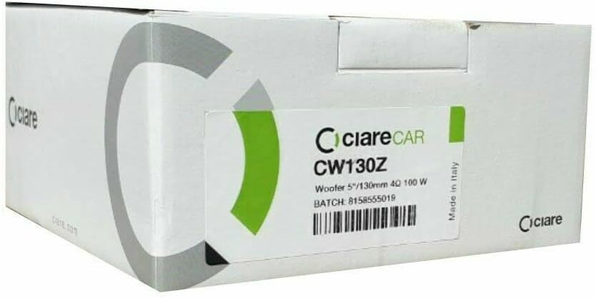KIT Set FÜR CIARE CW130Z 1 Woofer 13 cm 130 mm Durchmesser, 50 Watt rms 100 Watt max, Impedanz 4 Ohm