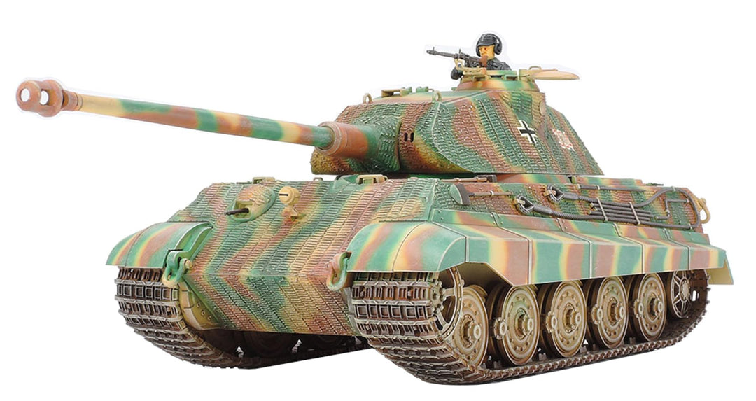Tamiya 300035169-1:35 WWII Sonderkraftfahrzeug 182 Königstiger Porsche T (1)
