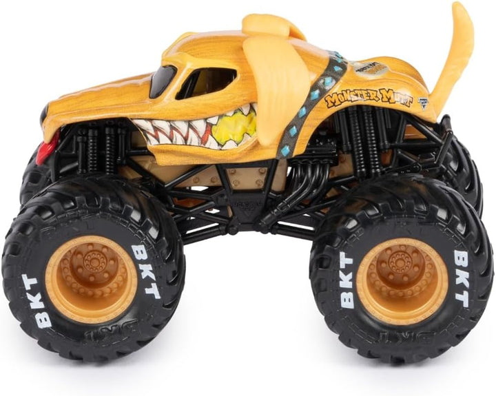 Monster Jam 2023 Spin Master 1:64 Diecast Truck Serie 31 Ruff Crowd Monster Mutt Golden