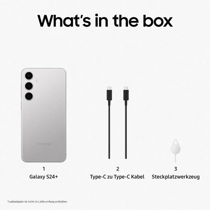Samsung Galaxy S24+ AI Smartphone, Android-Handy ohne Vertrag, 12 GB RAM, 512 GB Speicher, 50-MP-Kam