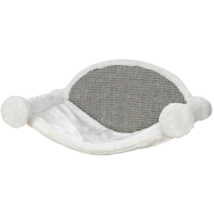 Trixie 49920 Hängematte zur Wandmontage, 54 × 28 × 33 cm, weiss/grau, 1 Stück (1er Pack) Single, Sin