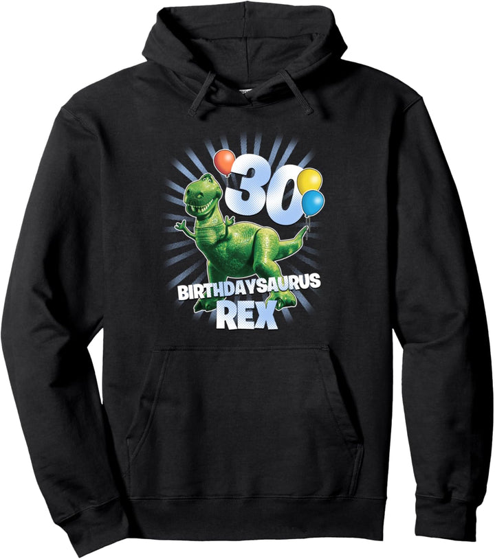 Disney Pixar Toy Story Birthdaysaurus Rex 30th Birthday Pullover Hoodie